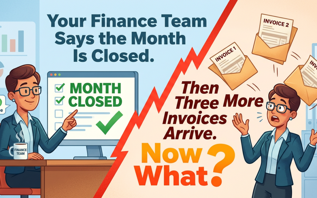 Your Finance Team Says the Month Is Closed. Then Three More Invoices Arrive. Now What?