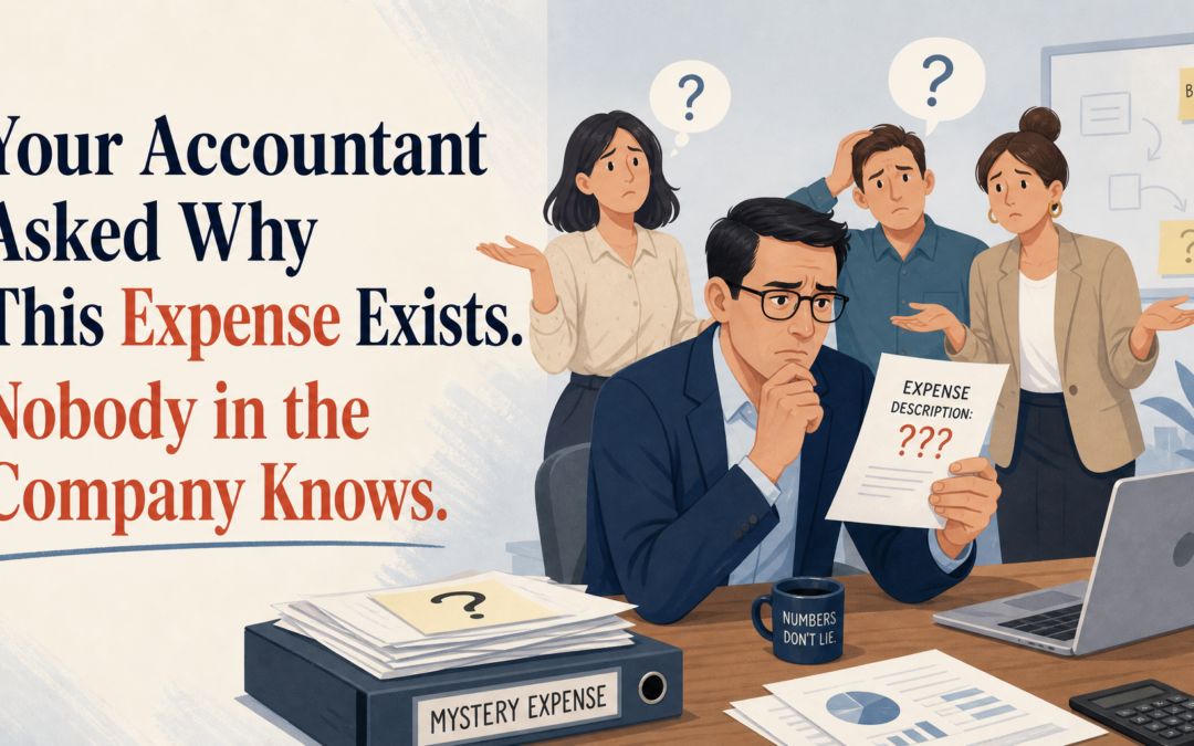 Your Accountant Asked Why This Expense Exists. Nobody in the Company Knows.