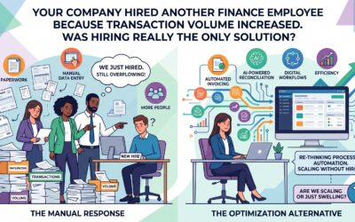 Your Company Hired Another Finance Employee Because Transaction Volume Increased. Was Hiring Really the Only Solution?