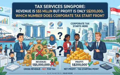 Tax Services Singapore: Revenue Is S$5 Million but Profit Is Only S$200,000. Which Number Does Corporate Tax Start From?